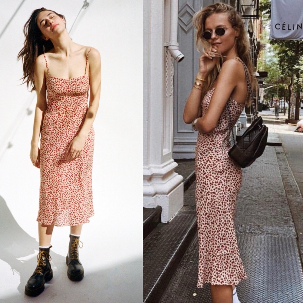Réalisation Par Silk Midi Length Dress - Picture 2 of 12